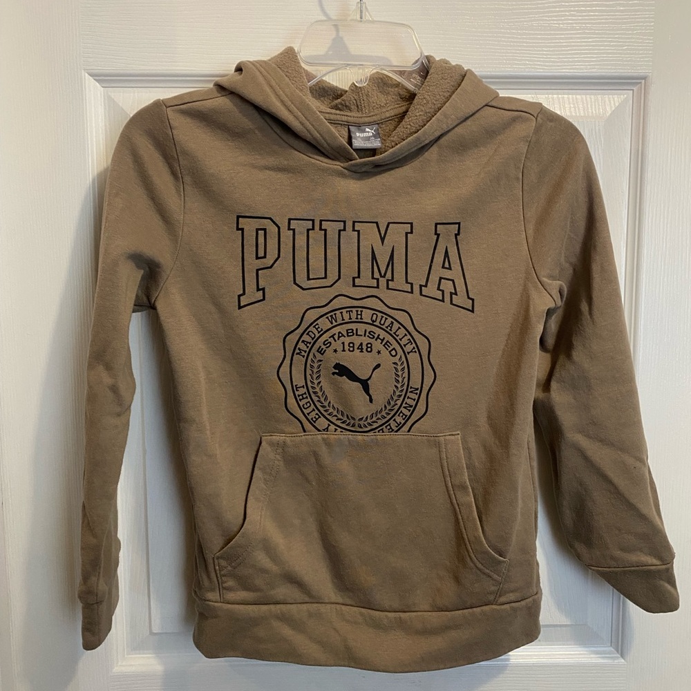Puma Brown Fleece Hoodie